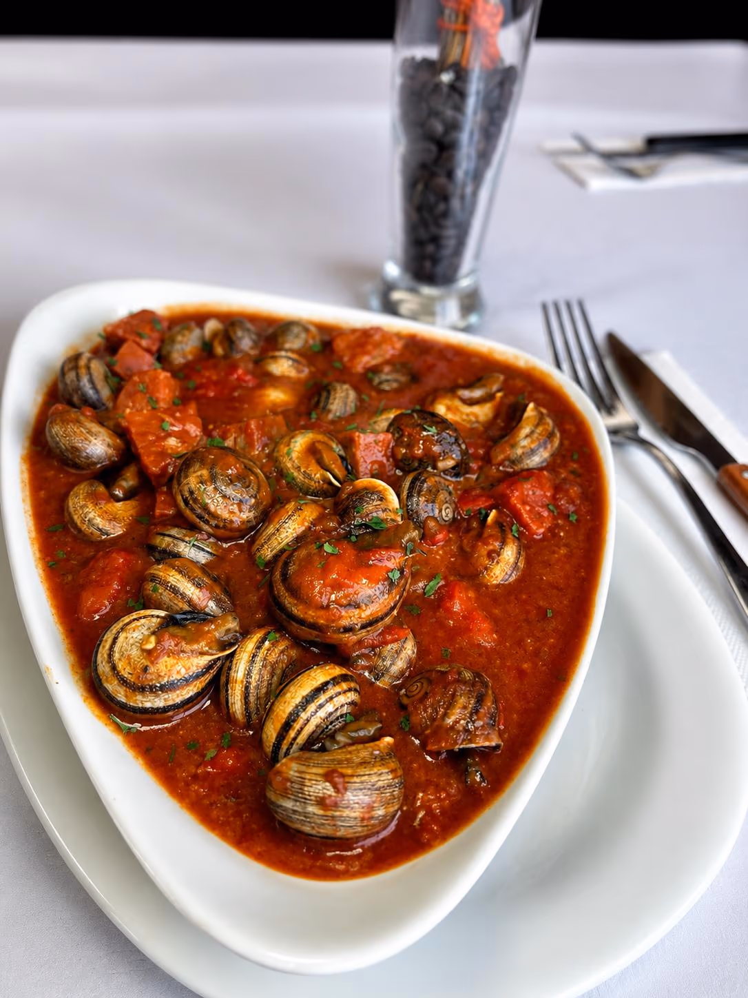 Caracoles — Restaurante Don Quijote Estremera, Estremera (Madrid)