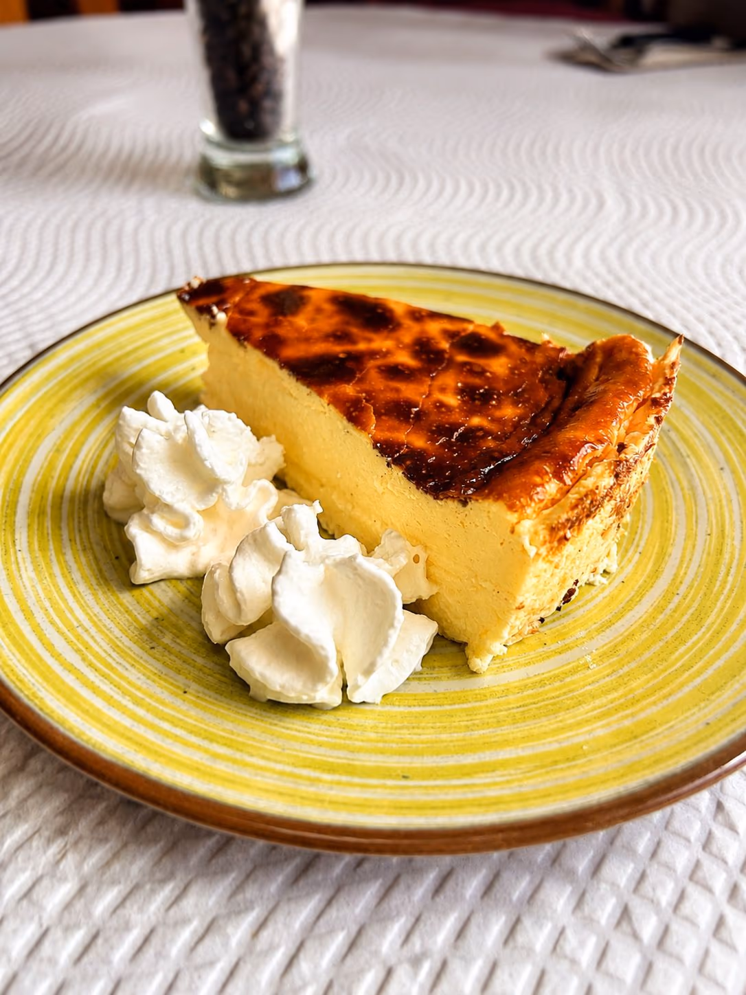 Tarta de queso — Restaurante Don Quijote Estremera, Estremera (Madrid)