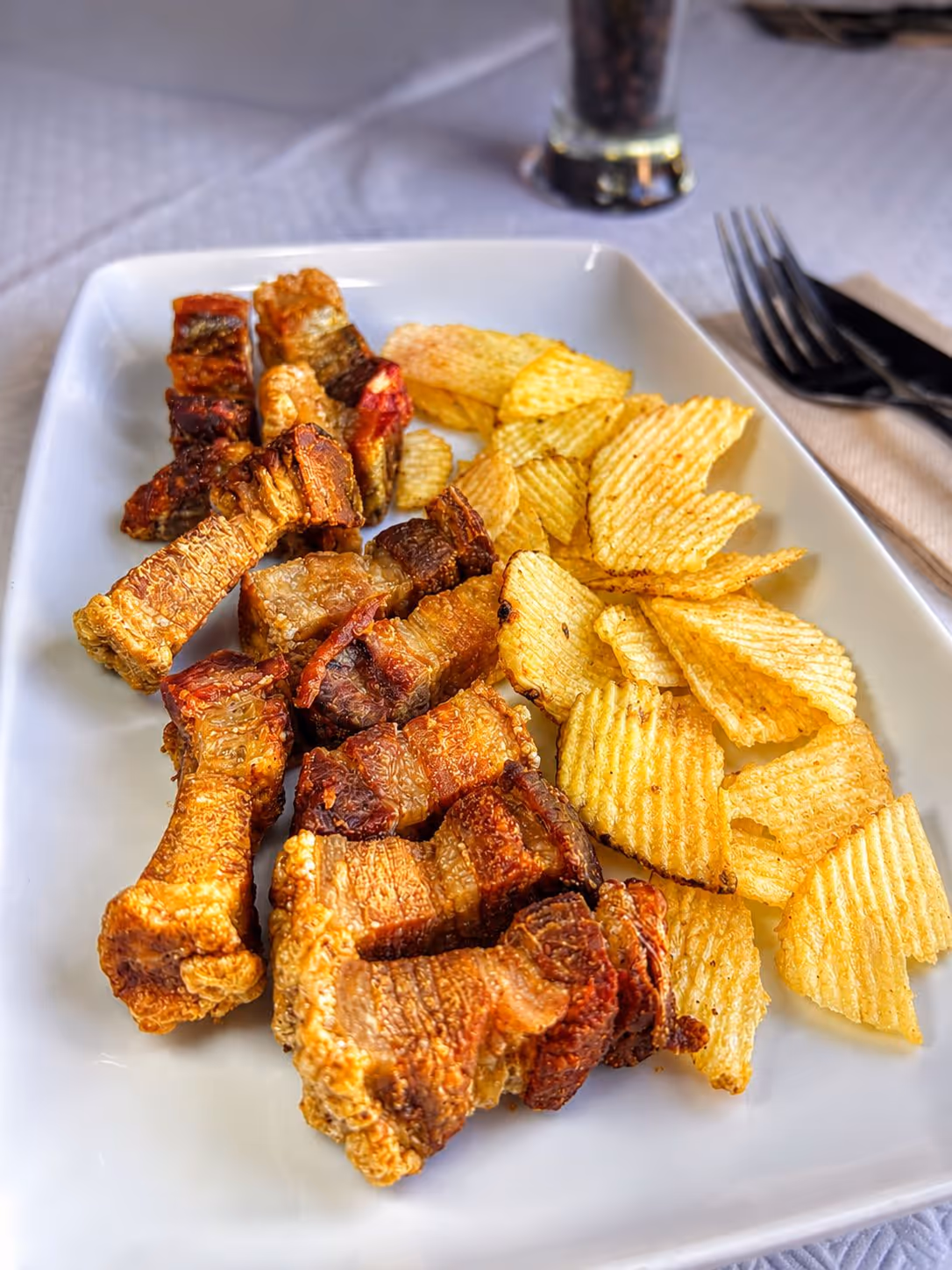 Torrezno — Restaurante Don Quijote Estremera, Estremera (Madrid)