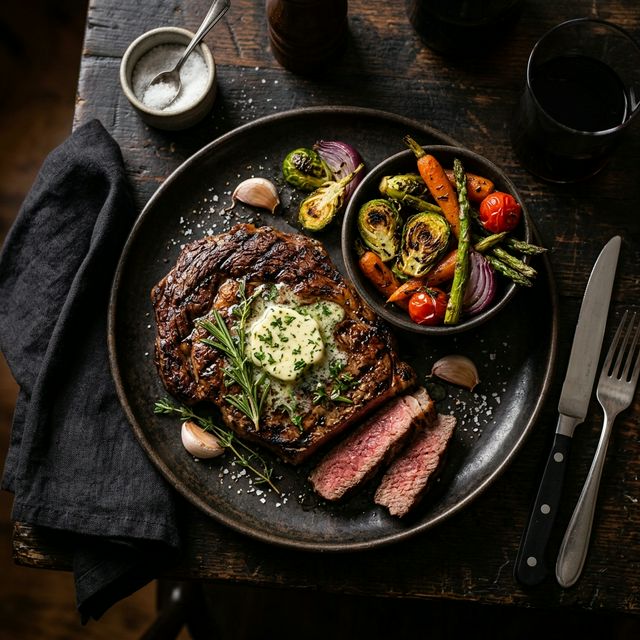 Steak a la brasa